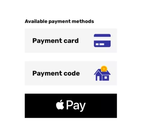 Payment set up screen